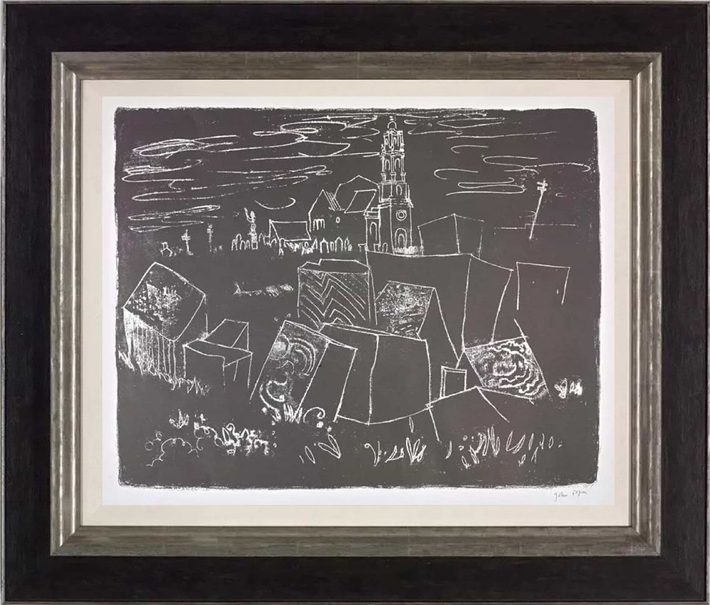 Easton, Portland, Dorset: St George Reforne, an 18th Century Church Among the Quarries, 1964 (Framed)
