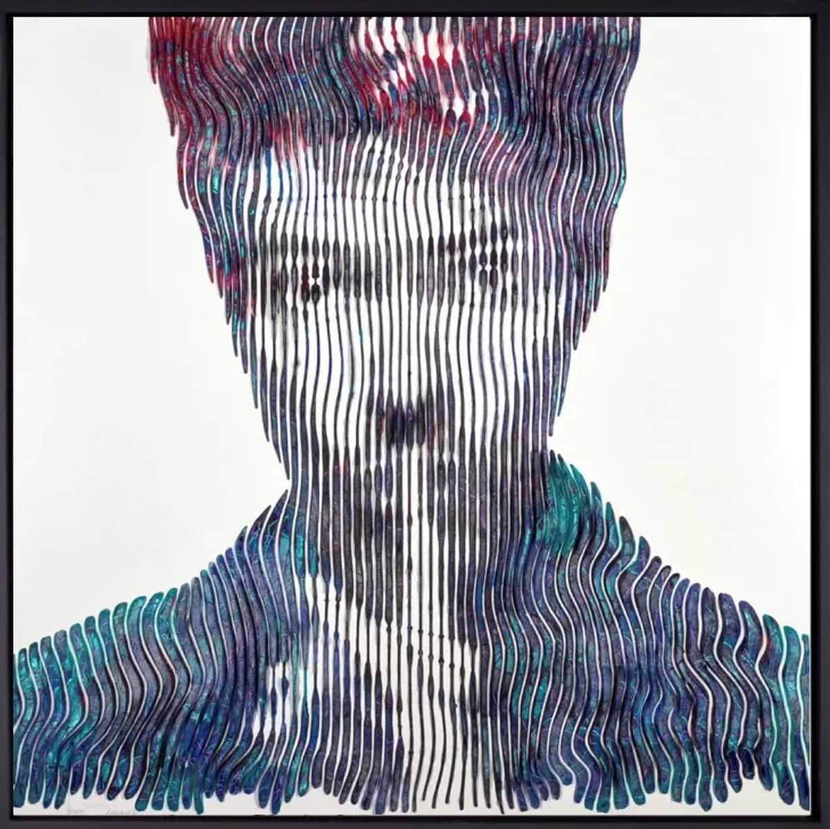 Let's Dance With Me- David Bowie (Framed)