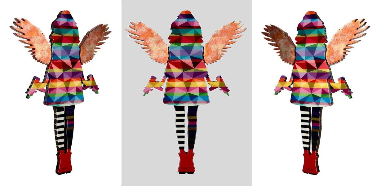 Angel Cake - Geo Stripe