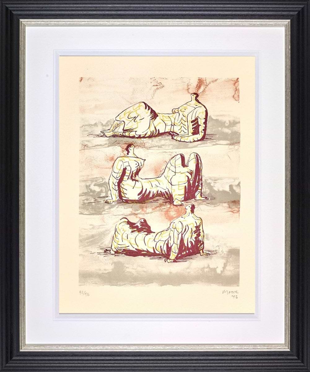 Three Reclining Figures, 1978 (Framed)