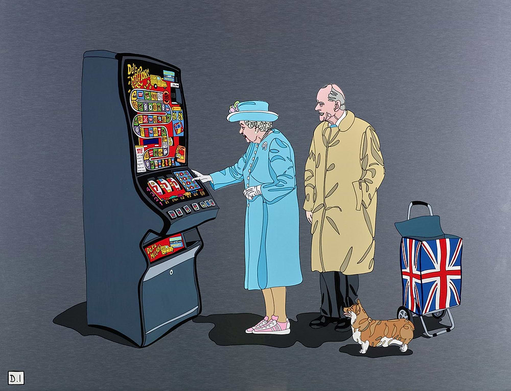 Queen on Fruit Machine