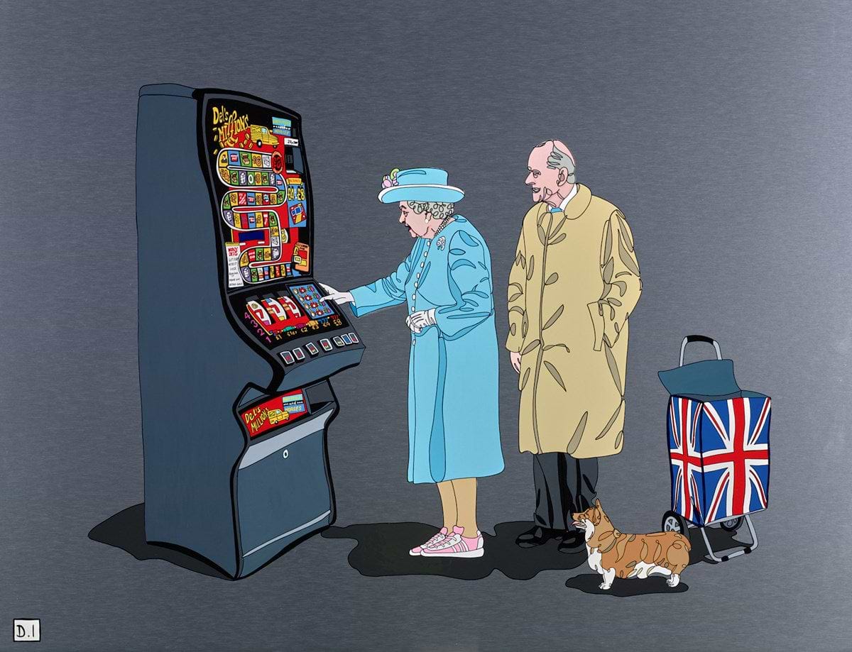Queen on Fruit Machine