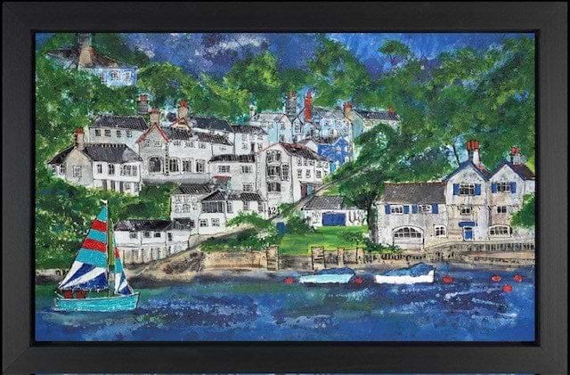 Boddinich- Up the River Fowey (Framed)