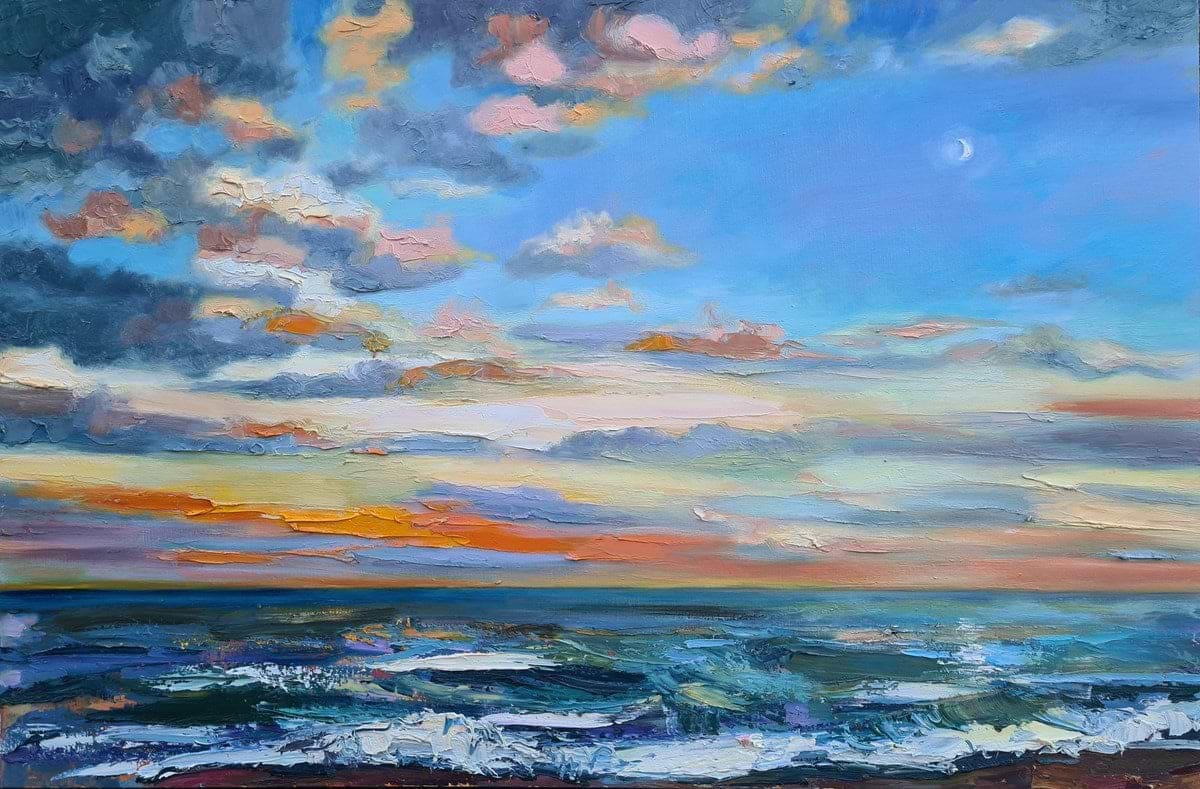 Moon Over the Sea