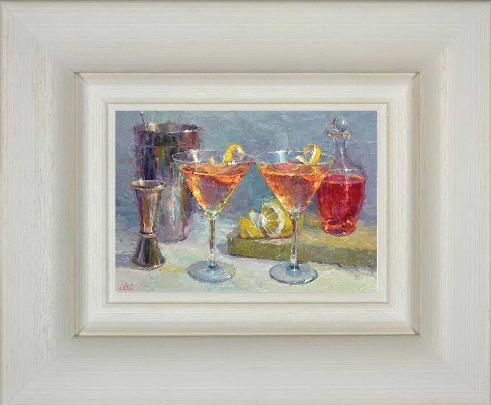 Martini With Orange Bitters III (Framed)