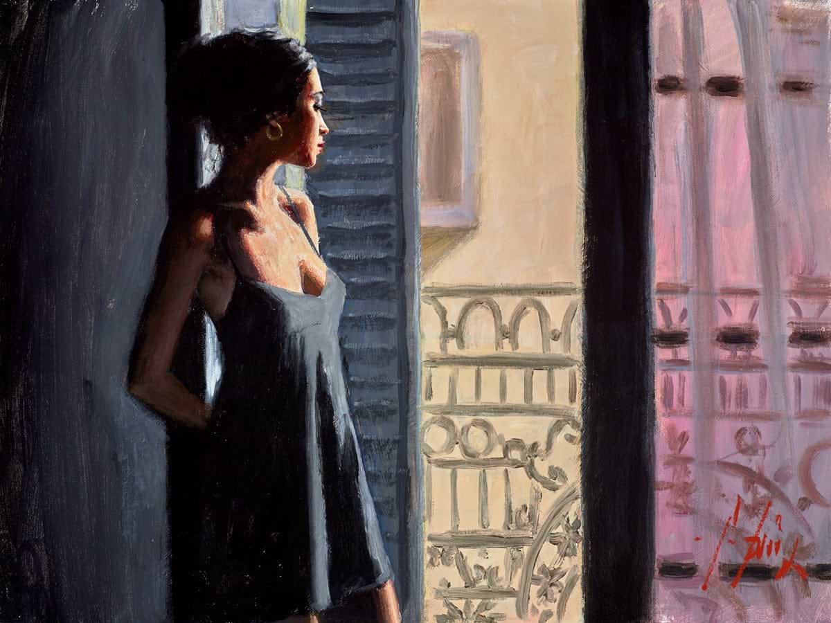 Balcony at Buenos Aires X (Black)