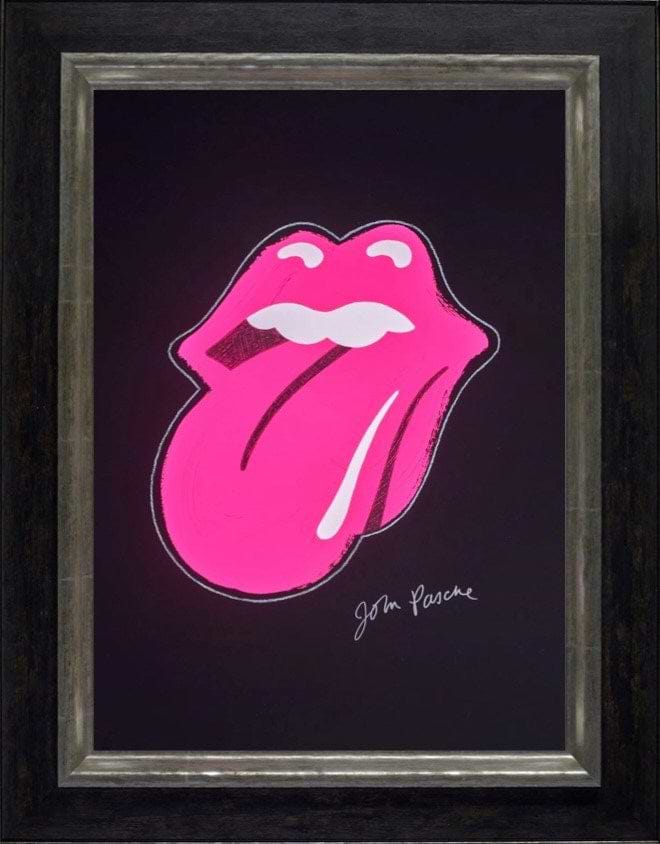 Rolling Stones Logo (Framed)