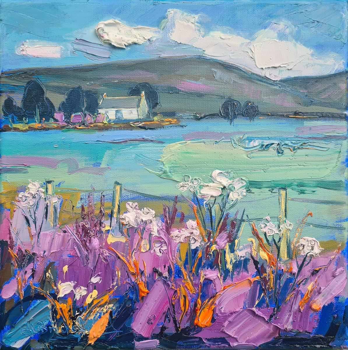 Cottage with Cow Parsley, Glenlivet