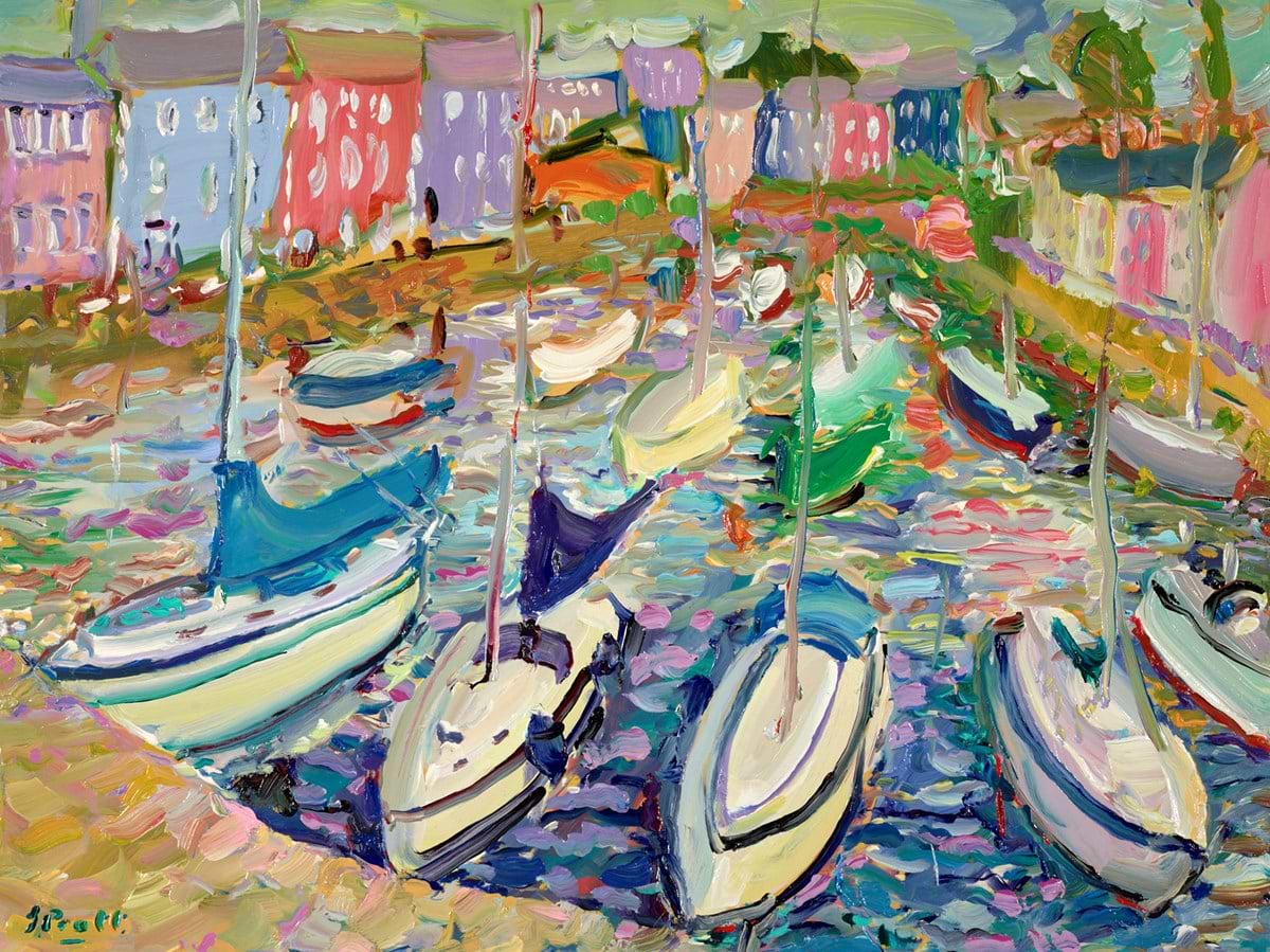 Aberaeron Harbour Mid Wales