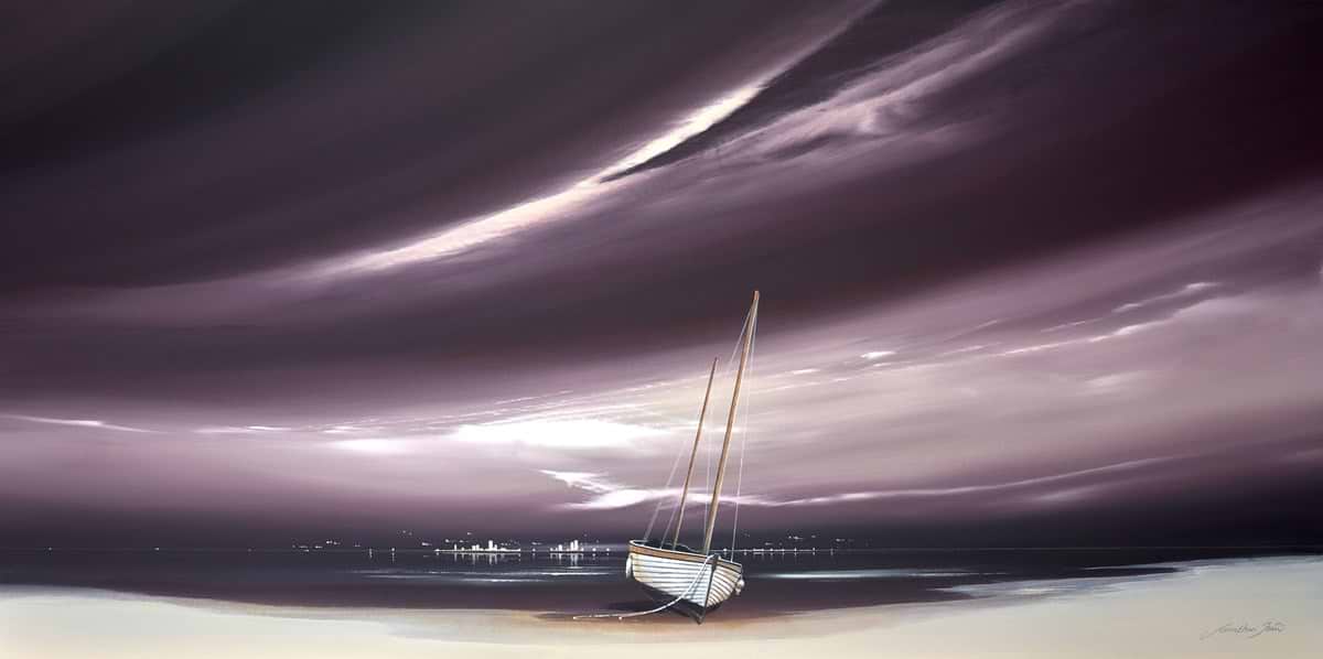 Mocha Sailboat