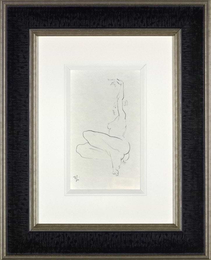 Julia Reaching Up (Framed)