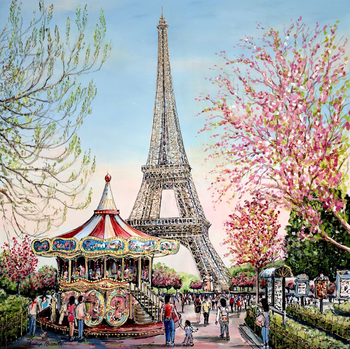 Jardin du Trocadero Carousel, Paris
