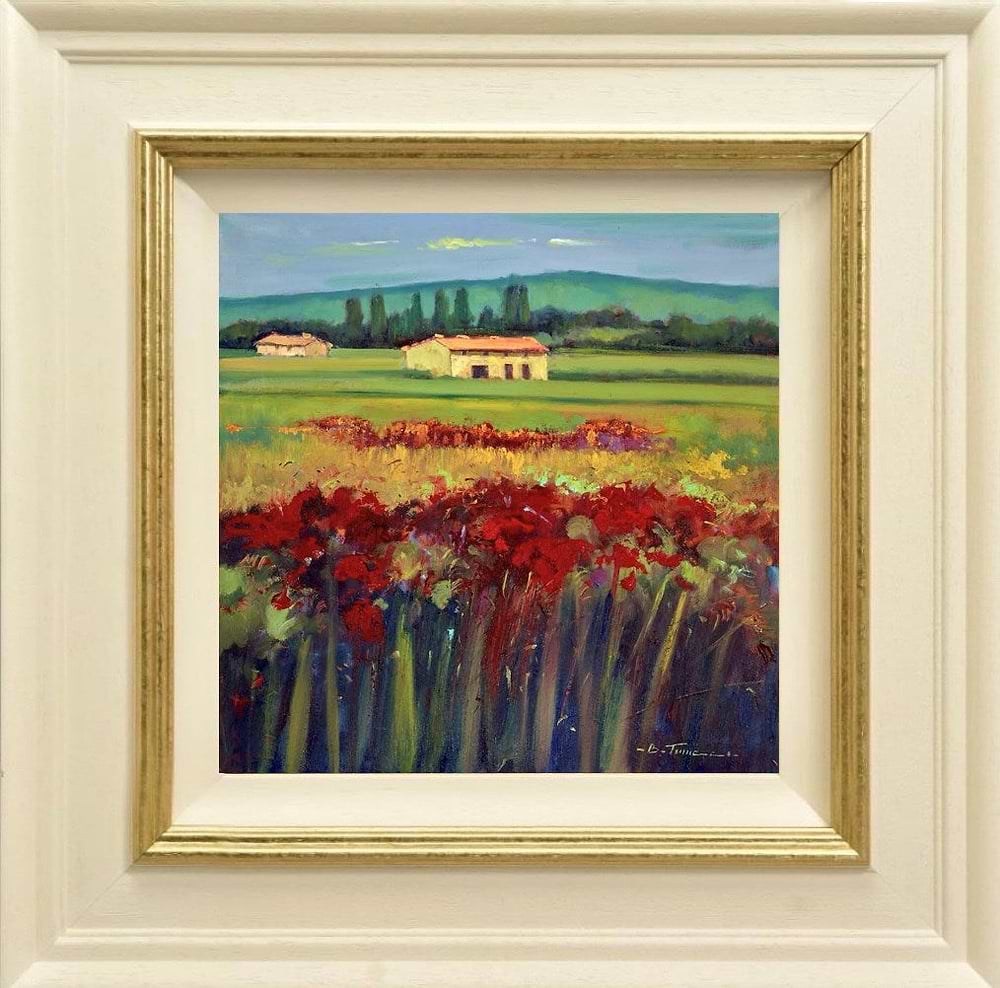 Campi floreali III (Framed)