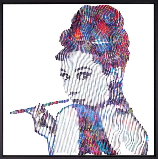 Breakfast at Tiffany's with Audrey (Framed)