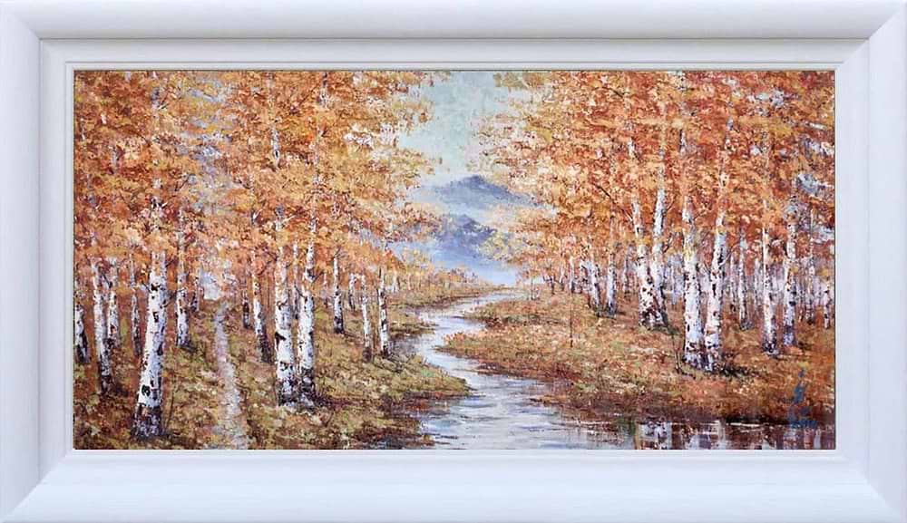 Jouney to the Mountains (Framed)