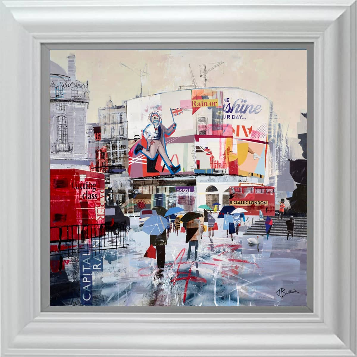 Capital Rains (Framed)