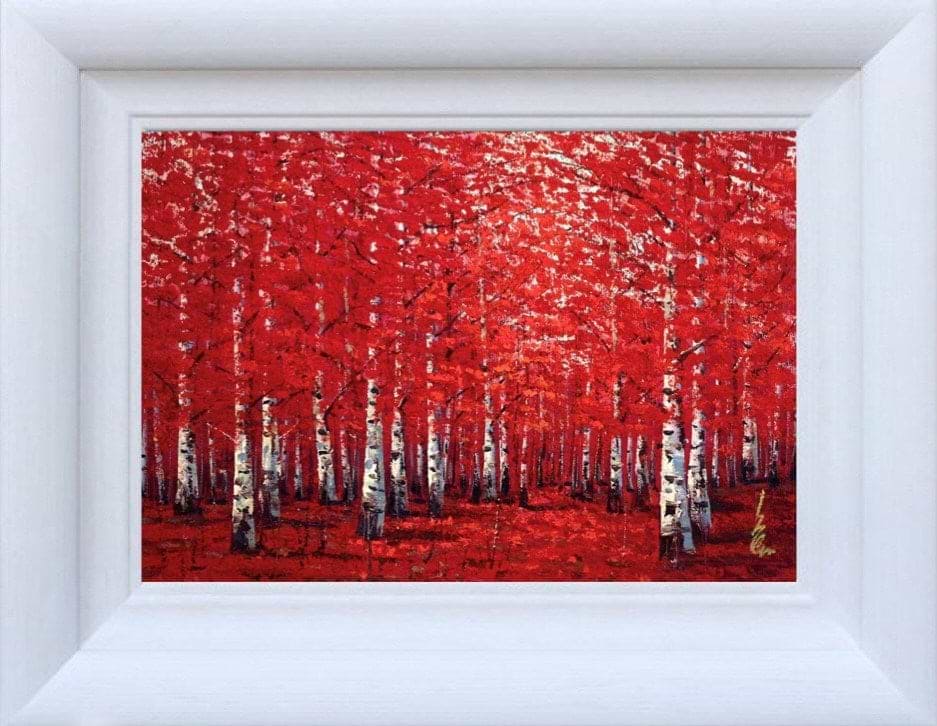 Forest of Red (Framed)