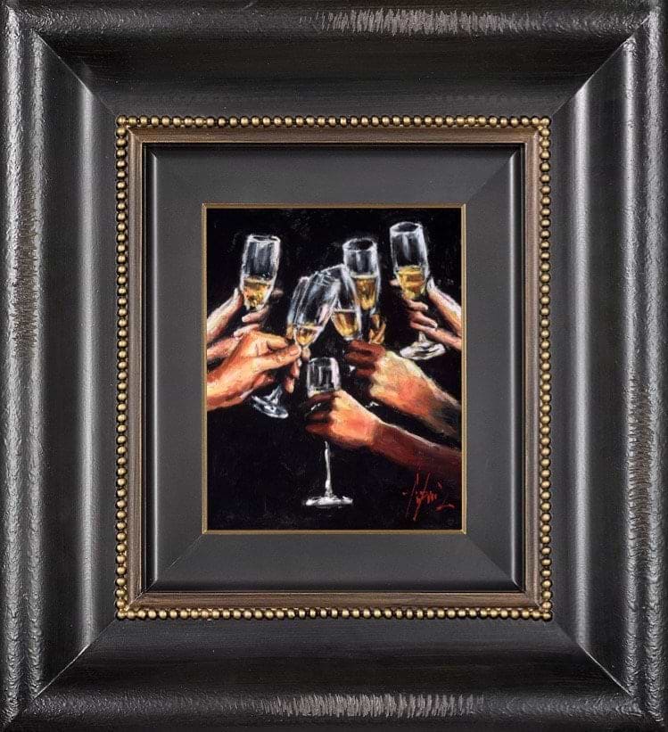 Brindis Con Champagne X (Framed)