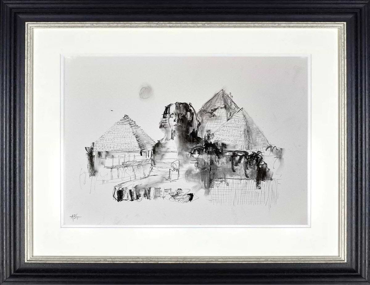 Egyptian Pyramids II (Sketch) (Framed)