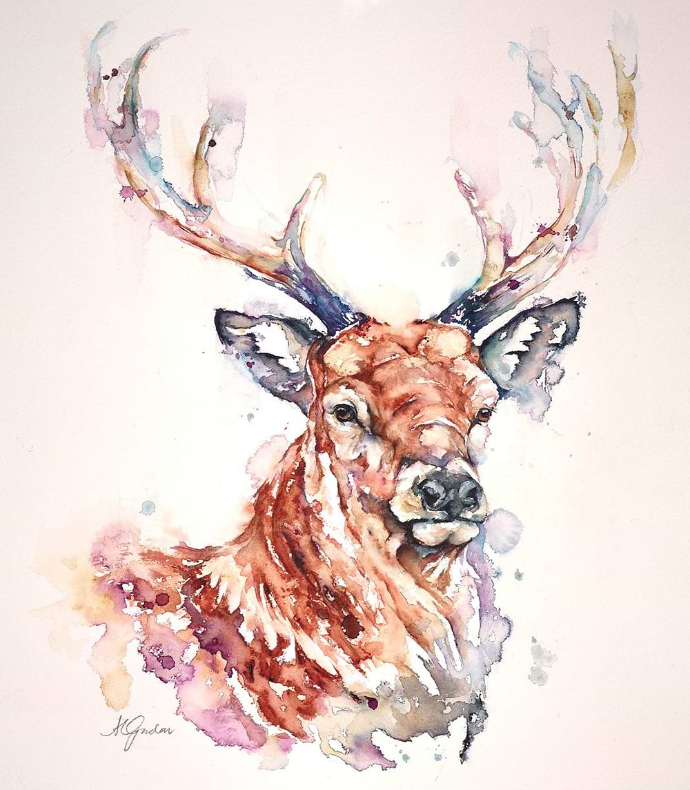 Noble Red Stag Head