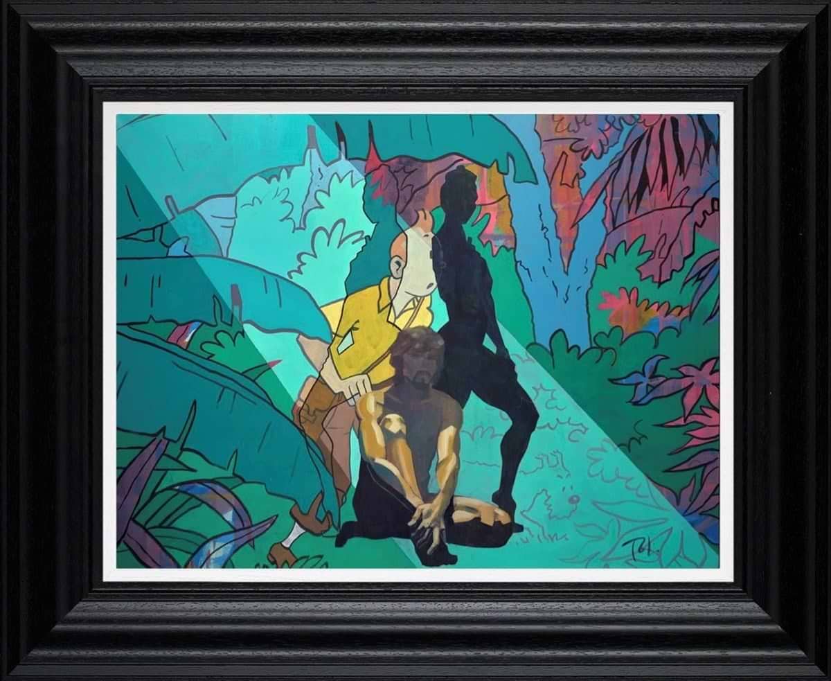 In the thick of it I (Framed)