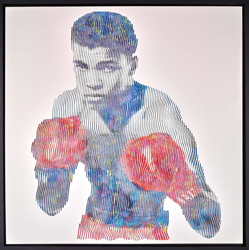 Float like a Butterfly, sting like a bee it's Muhammad Ali
