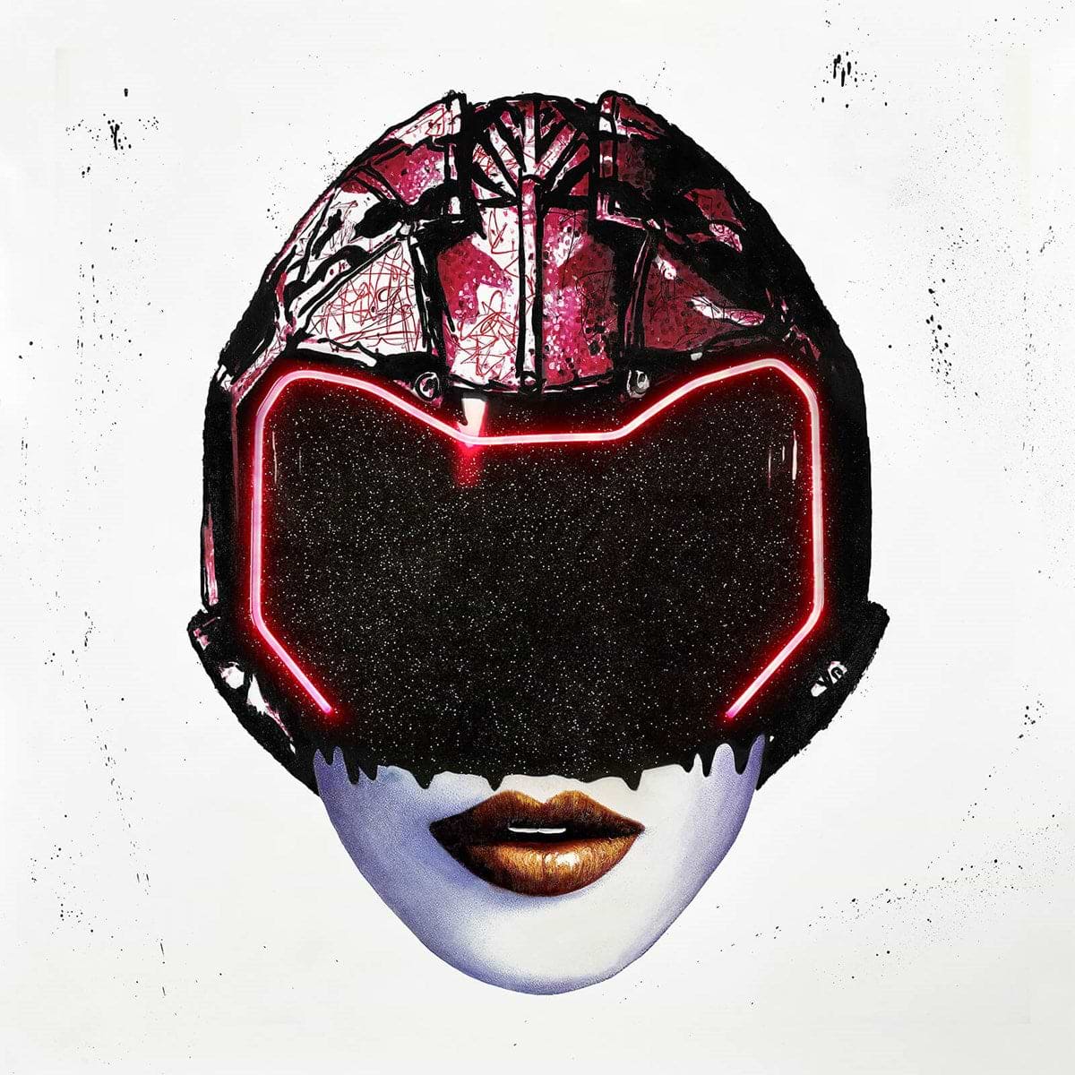Girls Future (Red) (Framed)