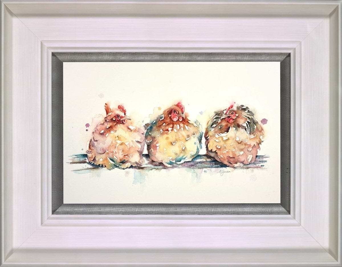 Roosting Ladies (Framed)