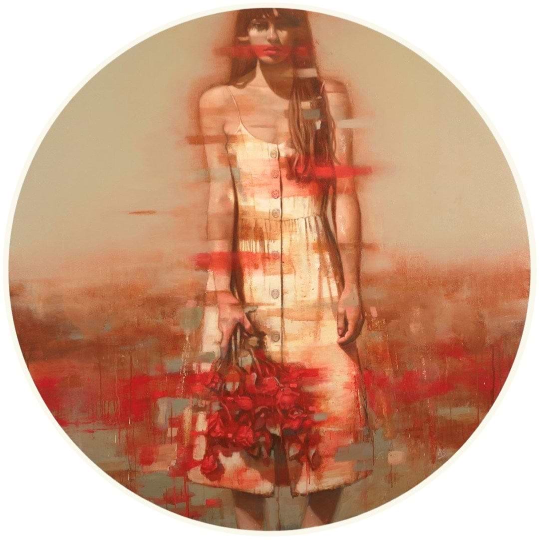 Rust and Roses (Framed)