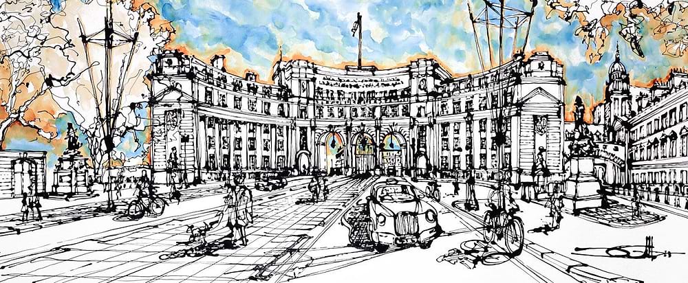 The Admiralty Arch at the Mall, London