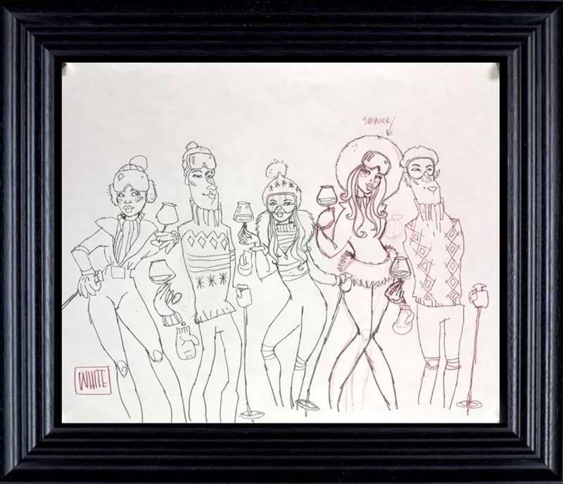 Ski Holiday (Framed)