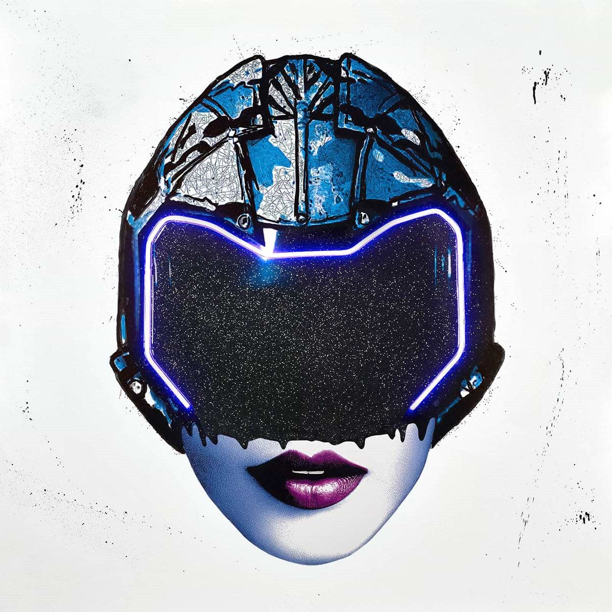 Girls Future (Blue) (Framed)