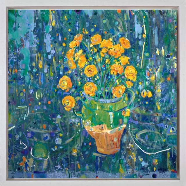 A Moment of Ranuculus (Framed)