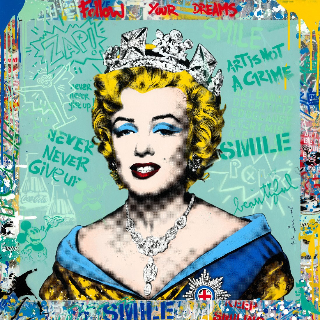Queen Marilyn - Blue