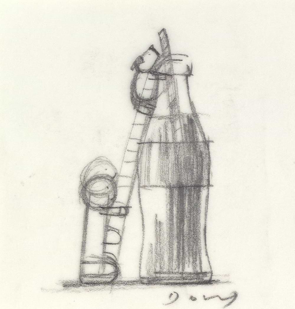 Warhol's Happy Hour Detail (Sketch)