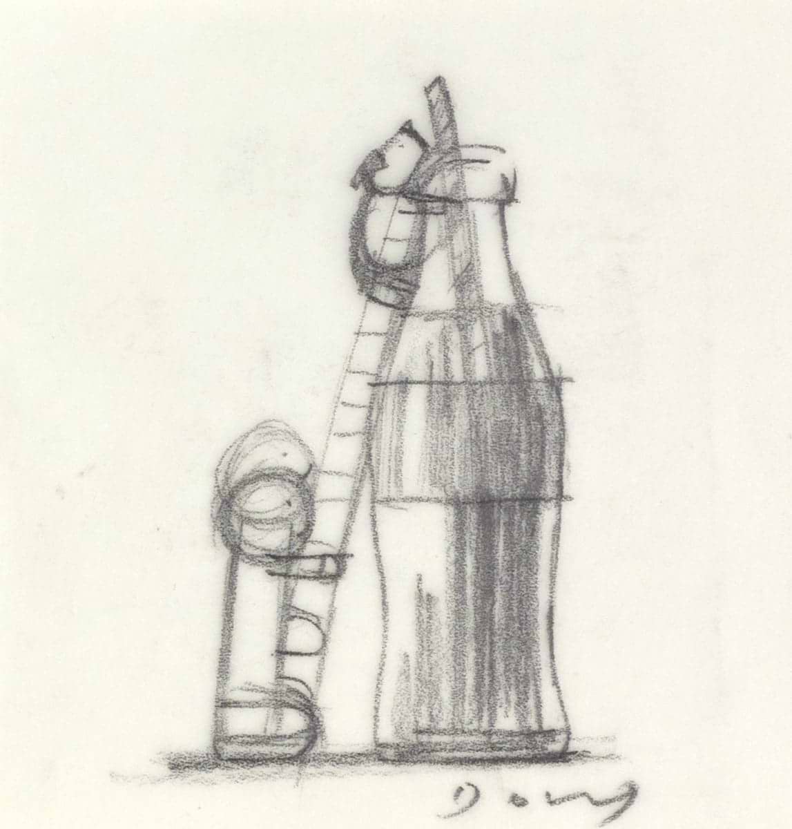 Warhol's Happy Hour Detail (Sketch)