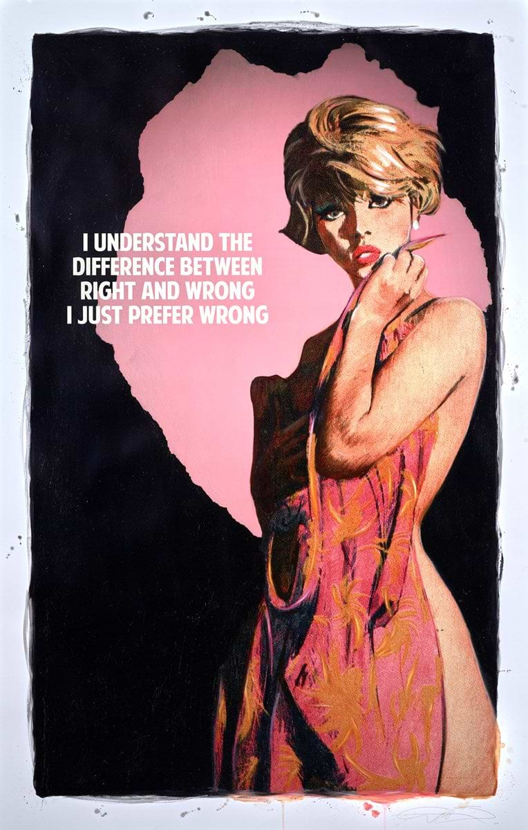 Right and Wrong (Light Pink)