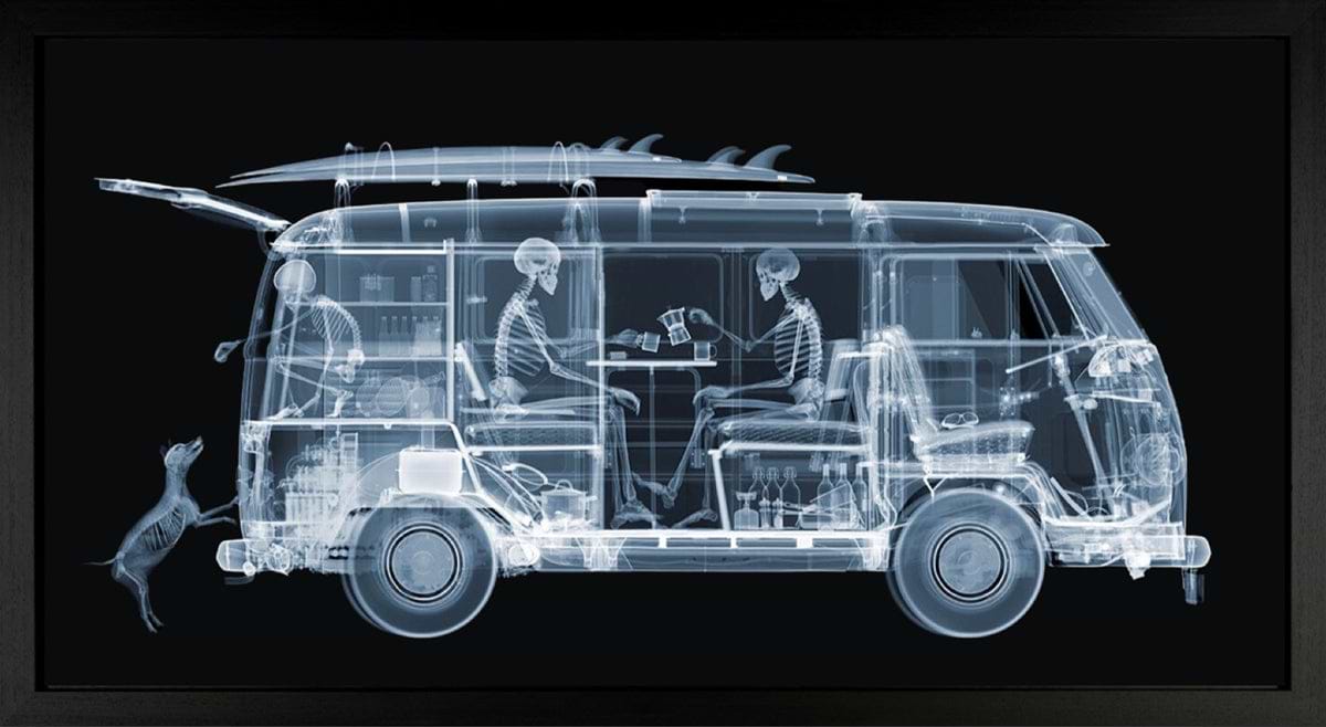 VW Camper Family (Framed)