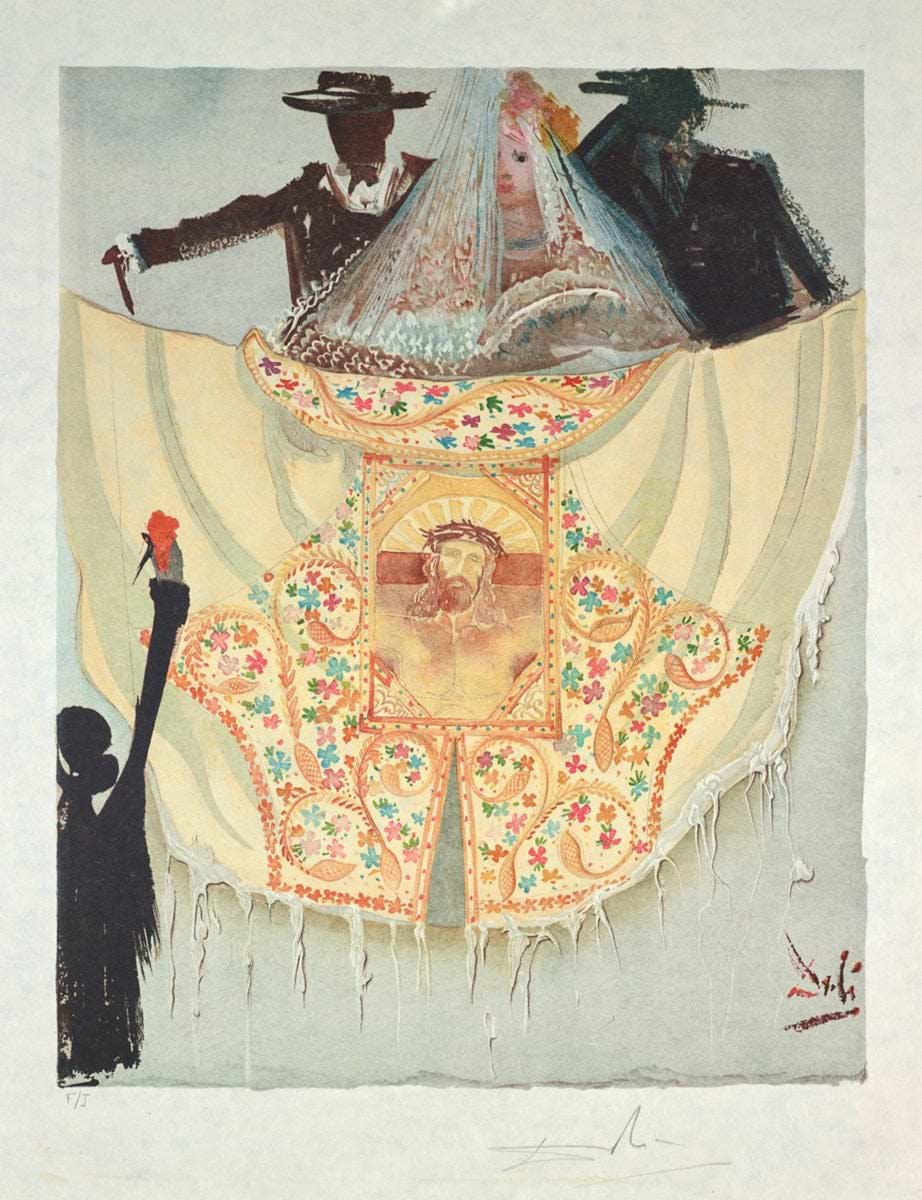 カミラ・D・エリコ　アート② Parody Of Micaela (Carmen Act III), 1970 | Salvador Dali