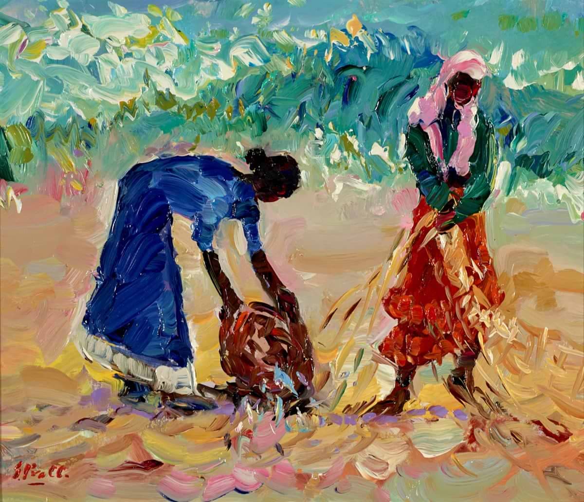 Fisherwoman in Kerala