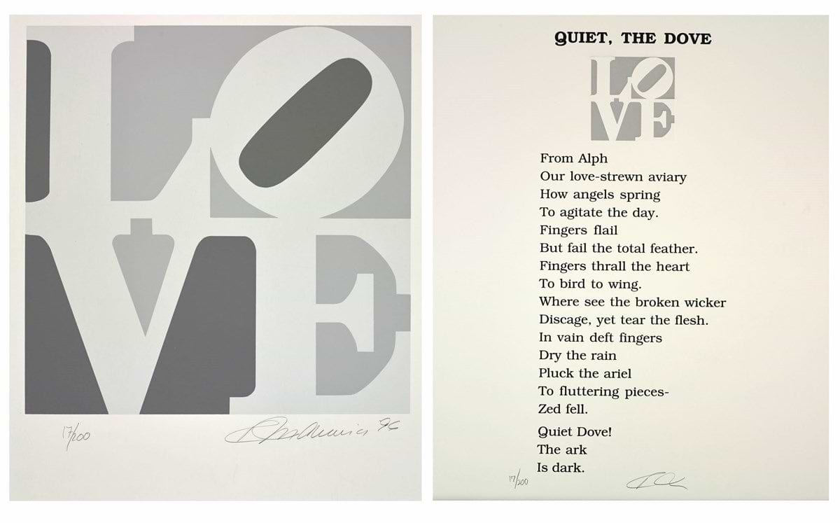 The Book Of Love, Plate 12, 1996 | Robert Indiana – Clarendon Fine Art