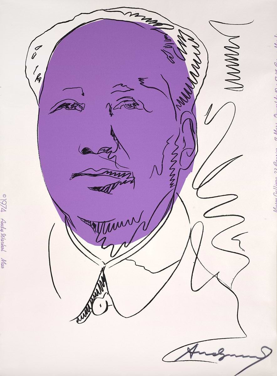 Mao, 1974 II.125A | Andy Warhol – Clarendon Fine Art