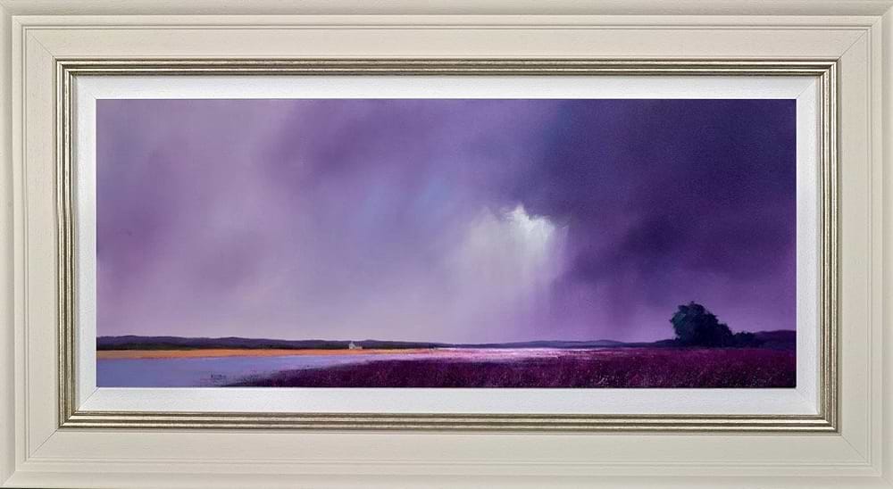 Magenta Rainclouds (Framed)