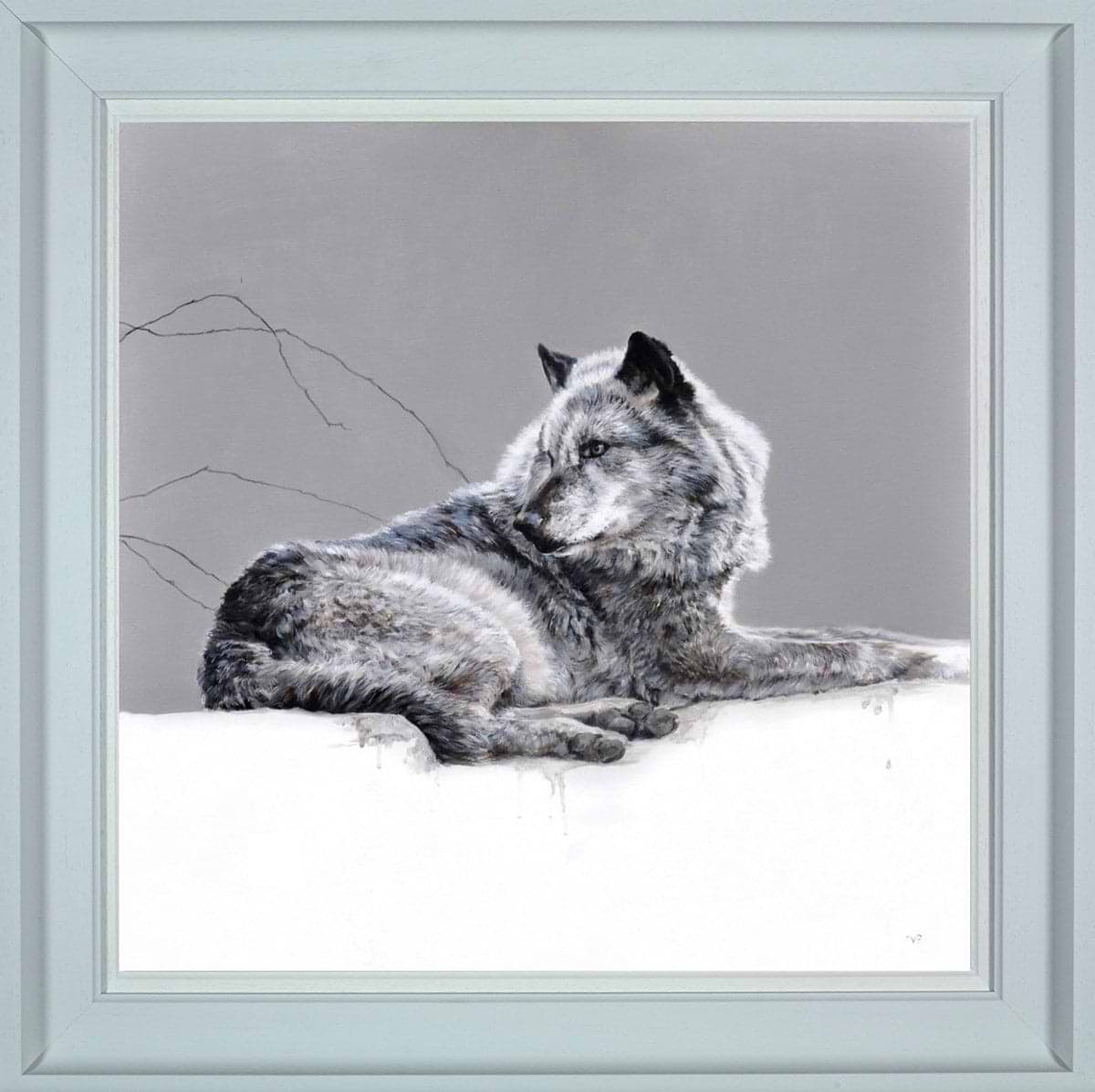 Grey Wolf (Framed)