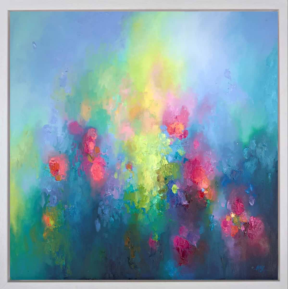 Cascade of Colour III (Framed)