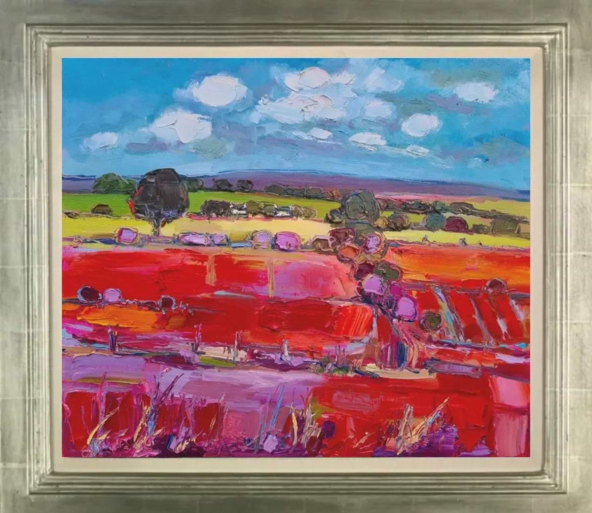 Houses and Farmland, Dumfriesshire (Framed)