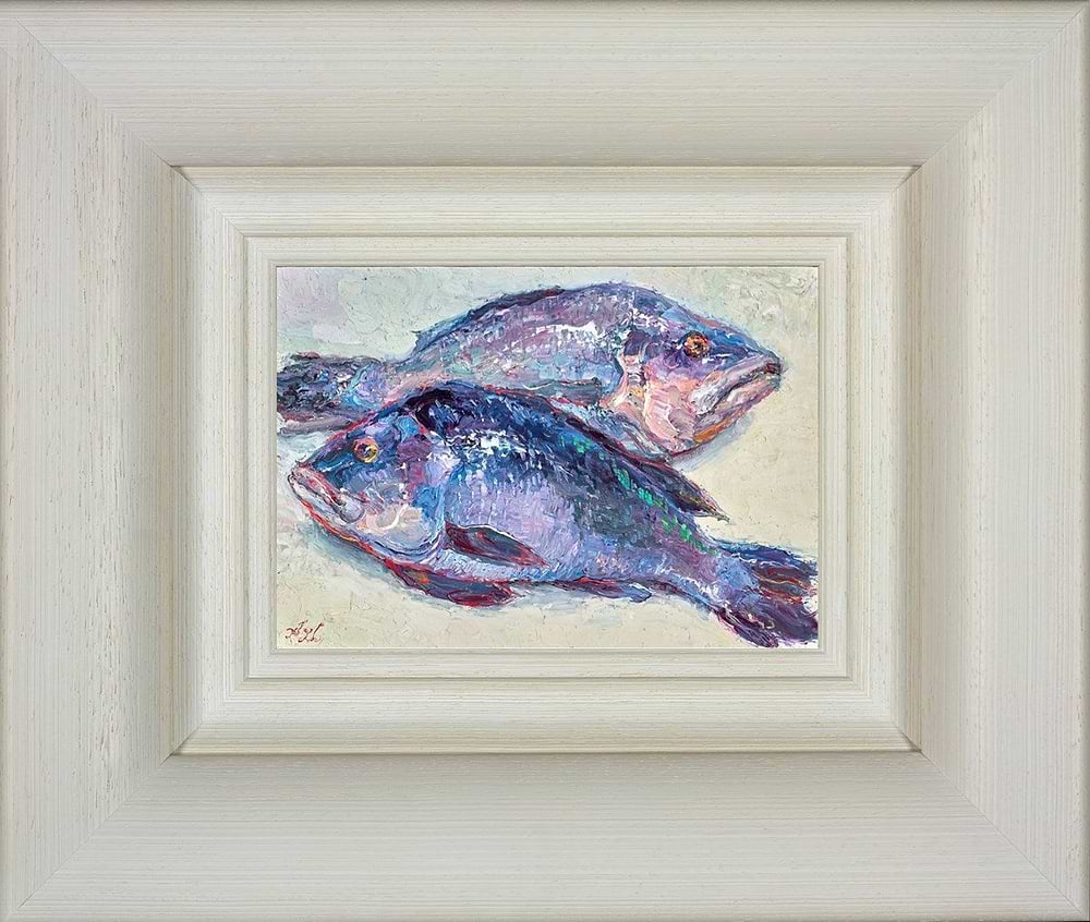 Black Seabass (Framed)