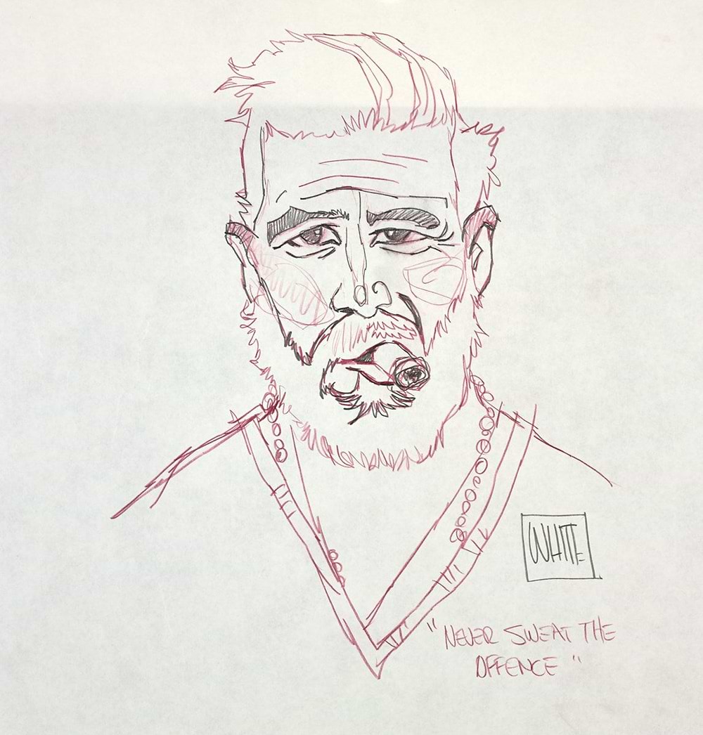 Never Sweat the Offense Sketch