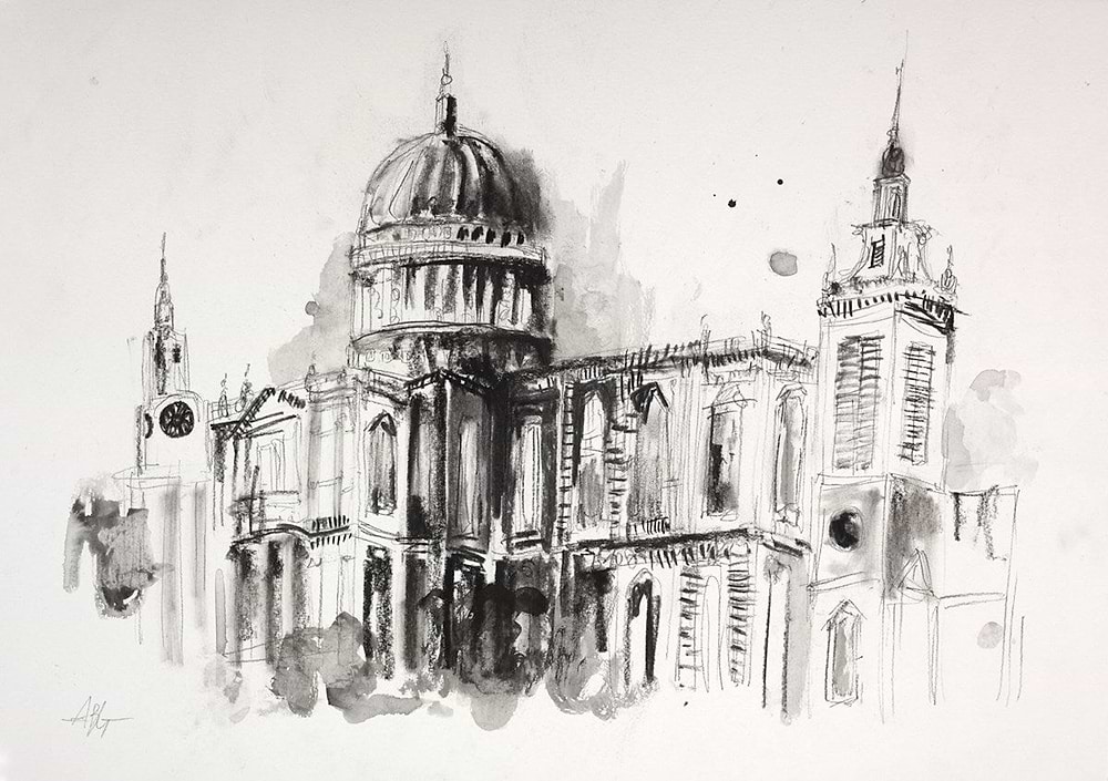 St Paul's Cathedral (sketch)