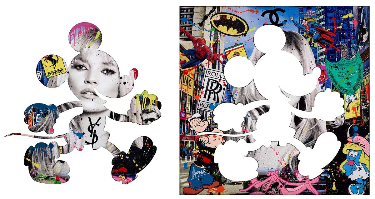 Mickey and Kate Moss Party